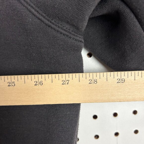 Carhartt Vintage Waffle Lined Hoodie XXL Jacket Vintage Dark Brown Weave Work - Picture 6 of 8